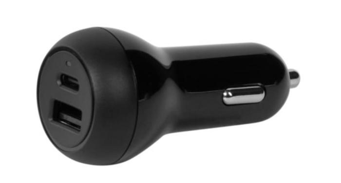 UTGATT1 - Vivanco Lightning Billaddare/kabel 32W USB-C/A Svart