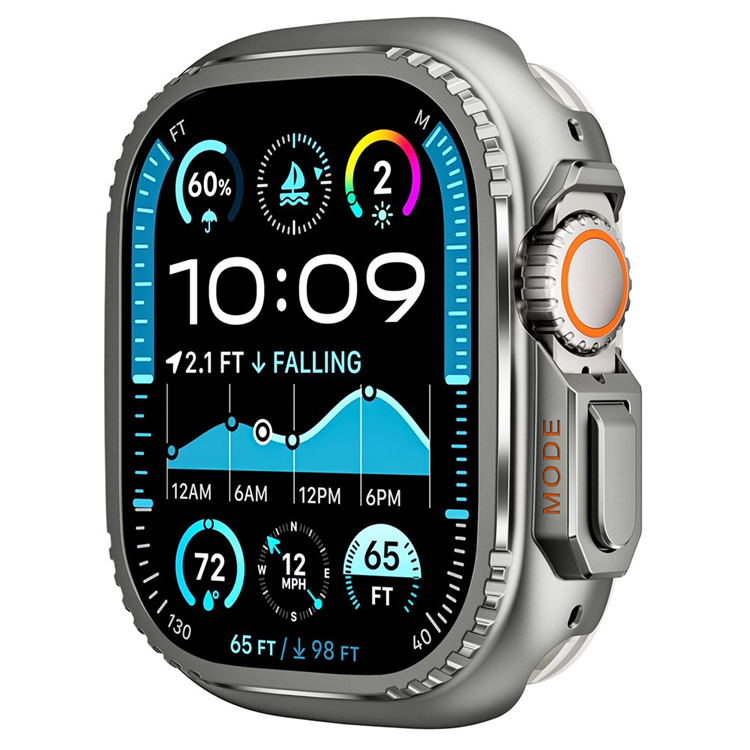 Apple Watch Ultra 2 (49mm) Skal Metal - Grå | 2353 | AlltMobil