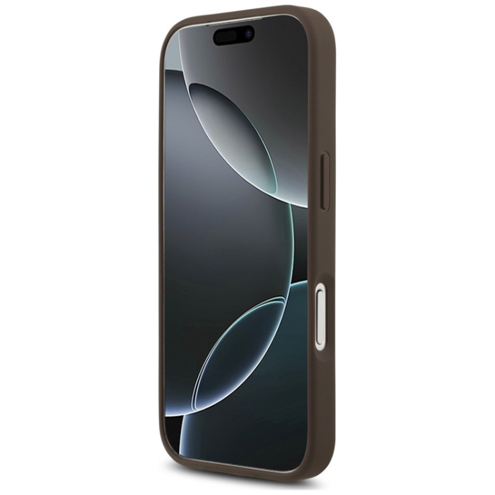 Guess - Guess Mobilskal för iPhone 18 Pro/17 Pro med Rem Classic Logo - Brun