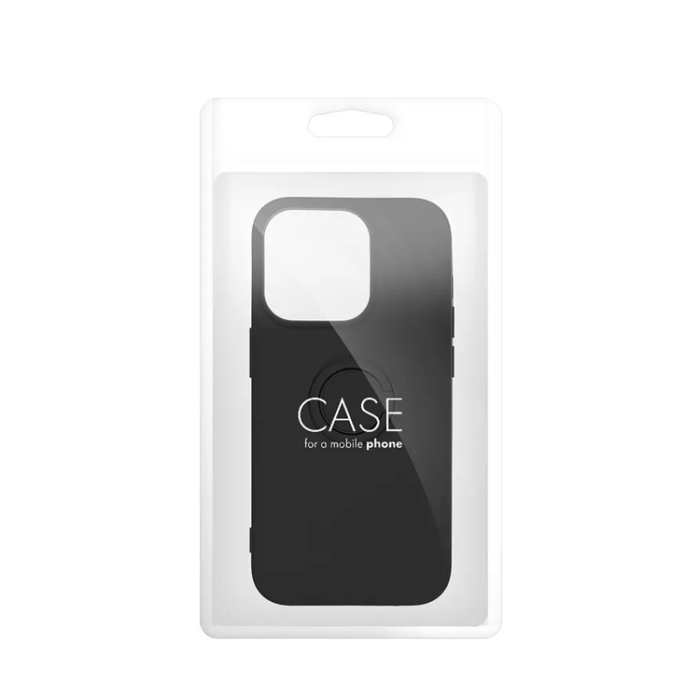 A-One Brand - Mobilskal för iPhone 18 Pro Max Silikon Ring - Svart