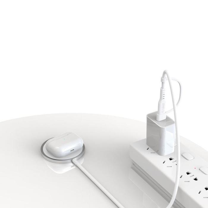 Tech-Protect - Tech-Protect Magsafe Trådlös Laddare Magnetic QI 15W-A44 - Vit