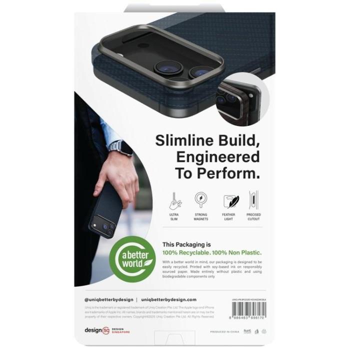 UNIQ - UNIQ iPhone 17 Pro Max Mobilskal MagSafe Keva EDGE
