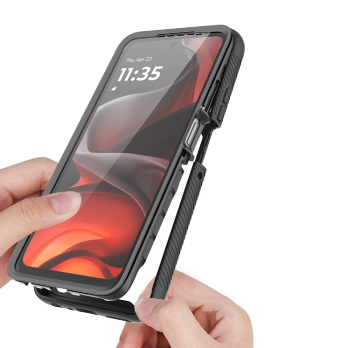 Tech-Protect - Tech-Protect Motorola Moto G56 5G Mobilskal Defense - Svart