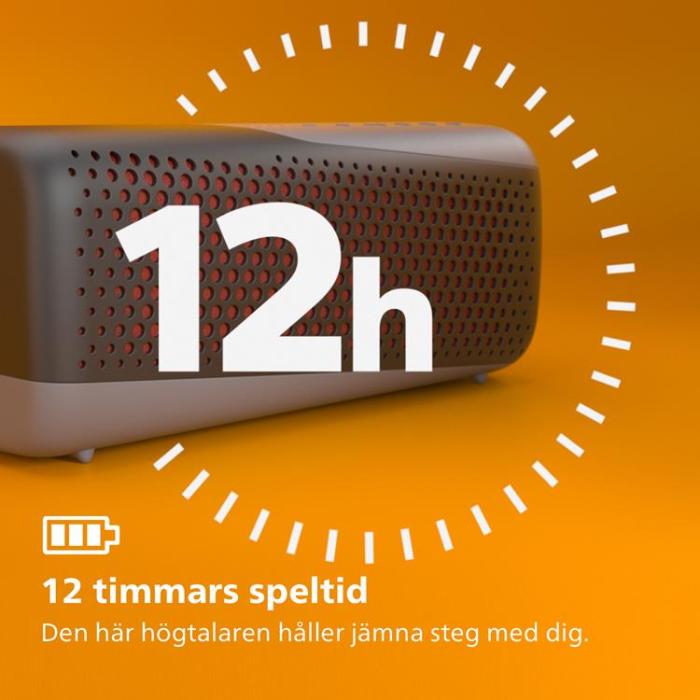 Philips - Philips GO Trådlös Högtalare TAS4807 - Svart