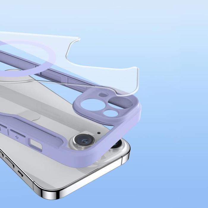 Dux Ducis - Dux Ducis iPhone 14 Plånboksfodral Magsafe Skin X Pro - Lila