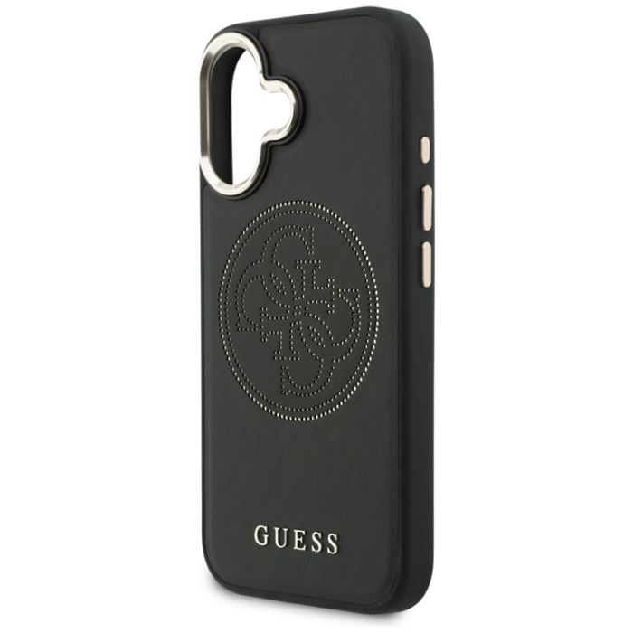 Guess - Guess Mobilskal För iPhone 17 MagSafe Perforated 4G - Svart