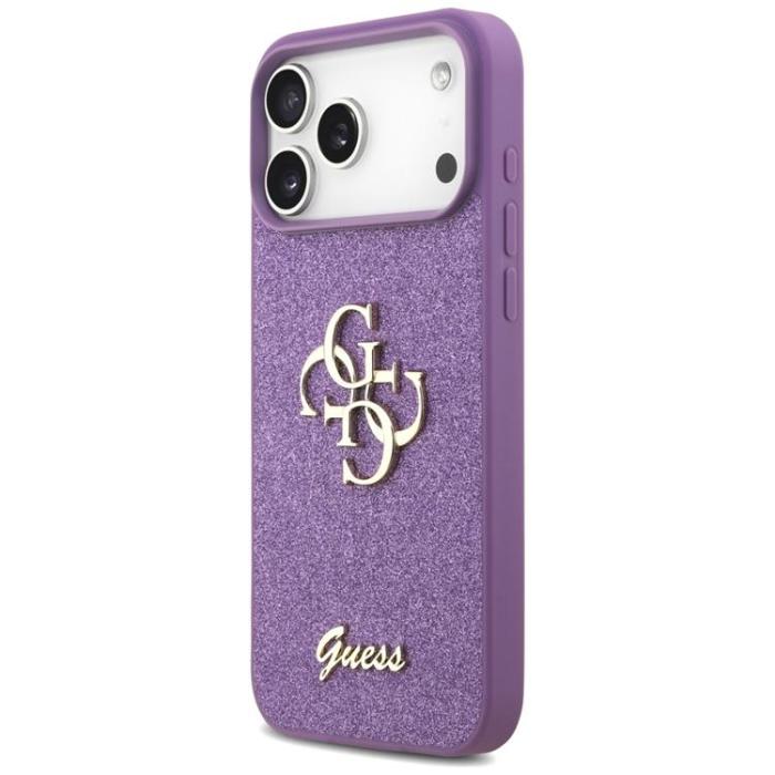 Guess - Guess iPhone 17 Pro Max Mobilskal Fixed Glitter Big 4G - Lilac