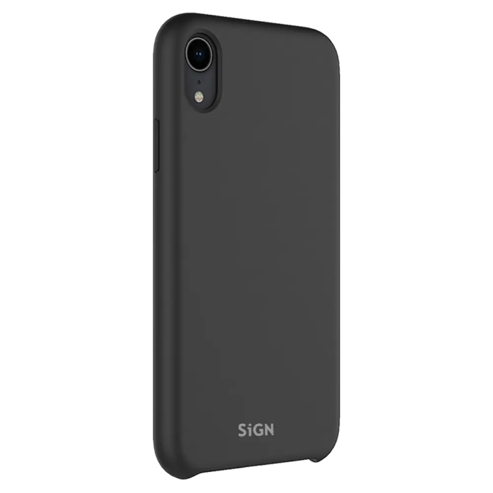 SiGN - SiGN iPhone XS Max Skal Liquid Silicone - Svart