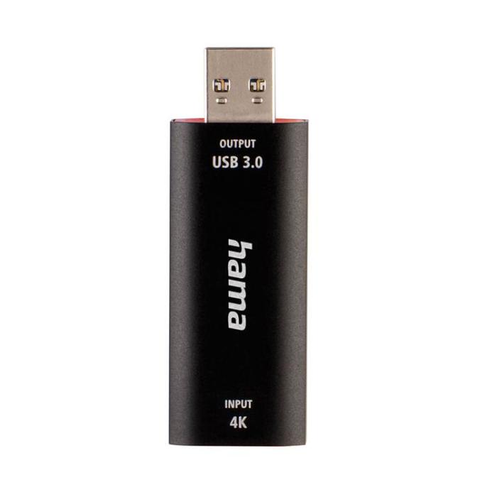 Hama - Hama Capture Card USB HDMI 4K till 1080P USB-C-adapter