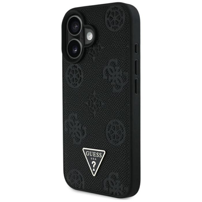 Guess - Guess iPhone 16 Mobilskal MagSafe Hot Stamp Peony Triangle