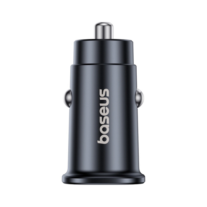 BASEUS - Baseus Billaddare 30W 2x USB-C GoTrip - Svart