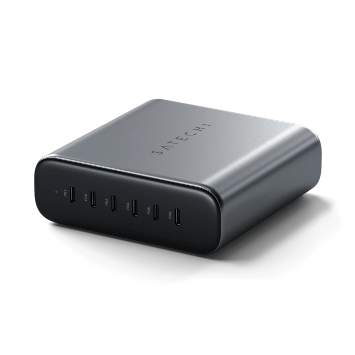 UTGATT1 - Satechi 200W USB-C 6-Port GaN Laddare