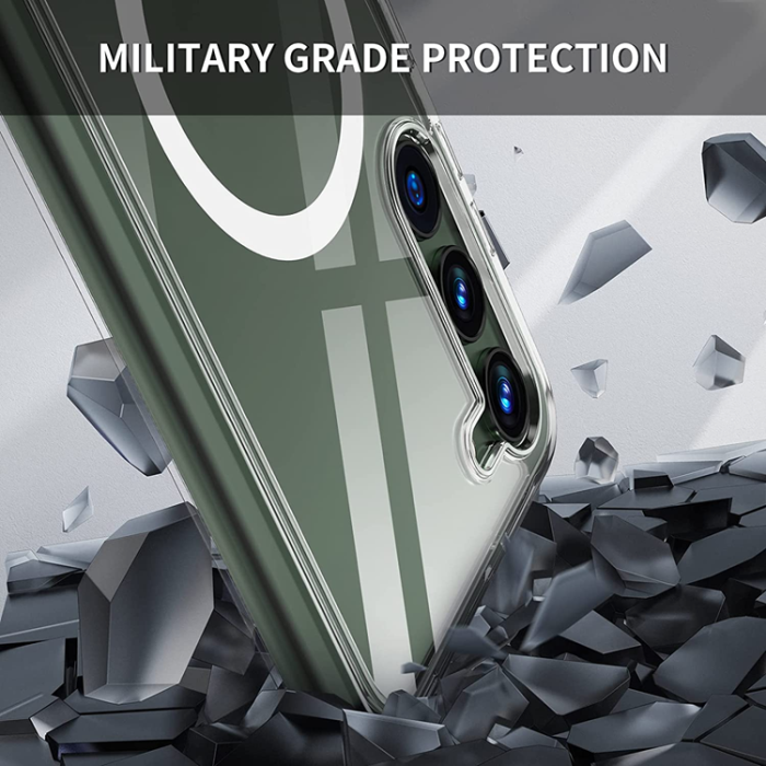 OEM - Galaxy S23 Mobilskal Magsafe Shockproof Magnetic - Clear