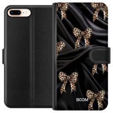 iSecrets - Pl&aring;nboksfodral till Apple iPhone 8 Plus med Leopard Bow