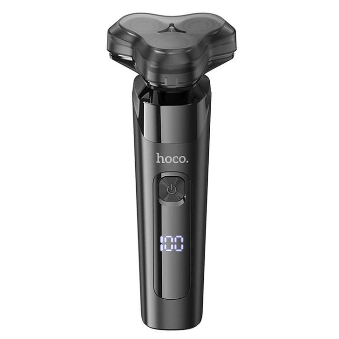Hoco - Hoco Elektrisk Rakapparat Med Tre Blad HP32 - Svart