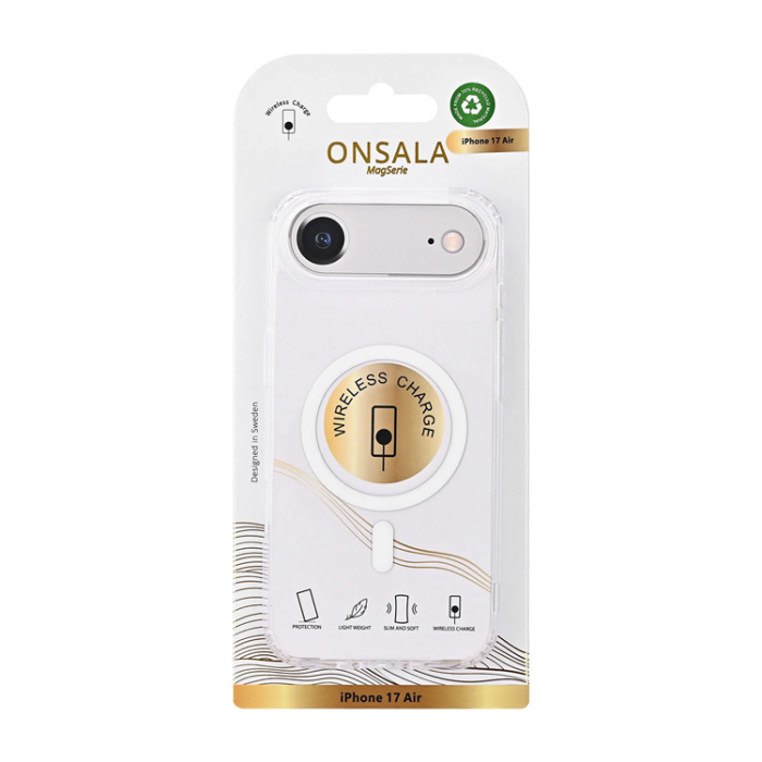 Onsala - ONSALA iPhone Air Mobilskal MagSafe - Transparent