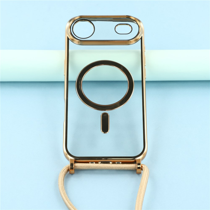A-One Brand - iPhone Air Mobilskal MagSafe Electroplating Edge TPU - Guld