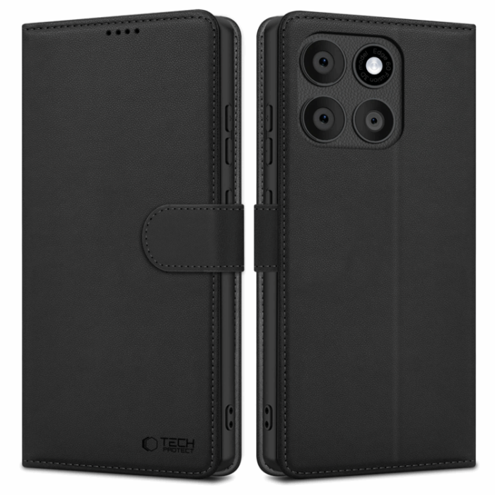 Tech-Protect - Tech-Protect Motorola Edge 60 Fusion Plånboksfodral - Svart