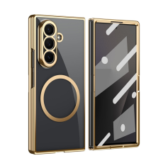 A-One Brand - Galaxy Z Fold 7 Mobilskal MagSafe Electroplated - Guld