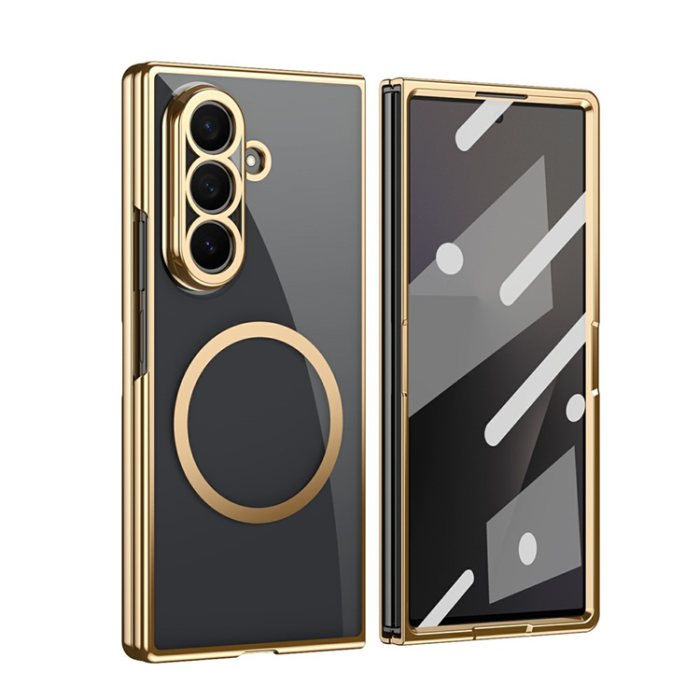 A-One Brand - Galaxy Z Fold 7 Mobilskal MagSafe Electroplated - Guld