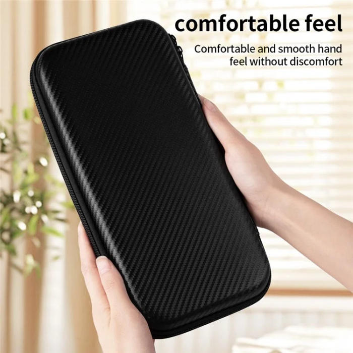 OEM - Nintendo Switch 2 Fodral Carbon Fiber - Svart