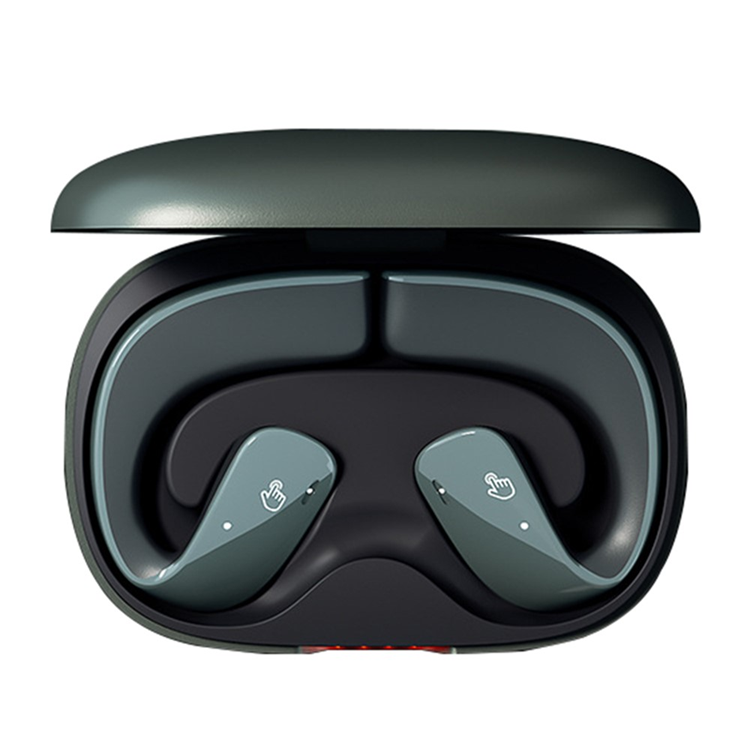 TWS Trådlösa Hörlurar On-Ear Bluetooth T22 (Svart+Antracit) | 5566 | AlltMobil