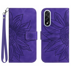A-One Brand - OnePlus Nord 5 Plånboksfodral Sunflower Imprint - Mörklila