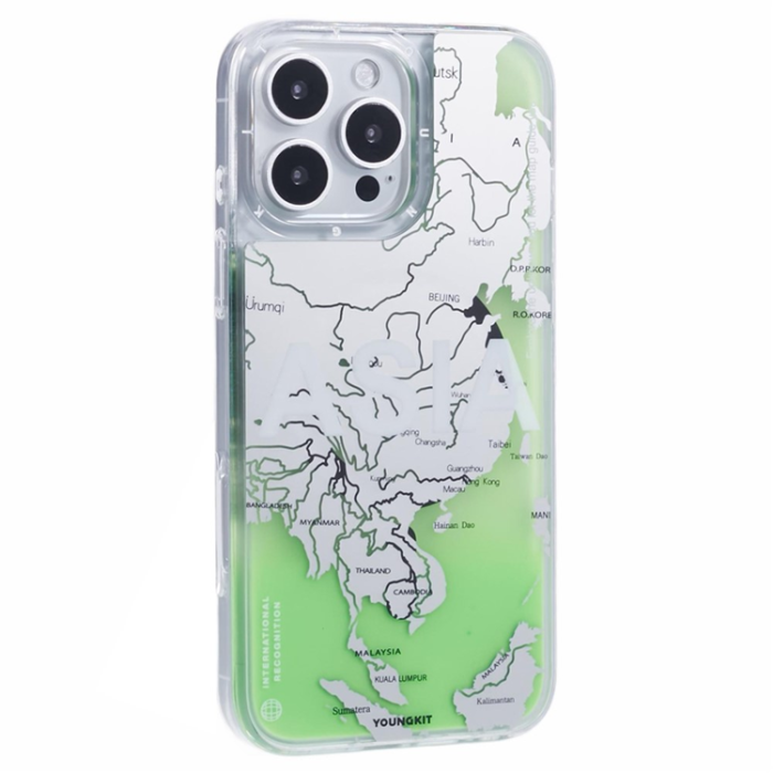YOUNGKIT - YOUNGKIT iPhone 16 Pro Max Mobilskal MagSafe IMD-kartmönster