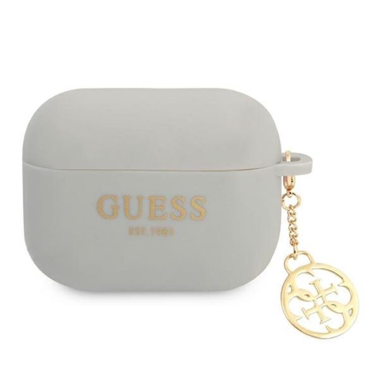 Guess AirPods Pro Skal Silicone Charm Collection - Grå | 2353 | AlltMobil