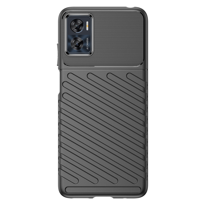 OEM - Motorola Moto E32 Skal Thunder Silicone Armor - Svart