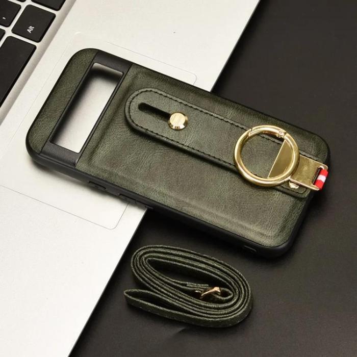 Taltech - Google Pixel 8A Halsbandsskal Ringhållare - Grön