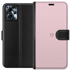 iSecrets - Pl&aring;nboksfodral till Motorola Moto G13 med Litet Hj&auml;rta