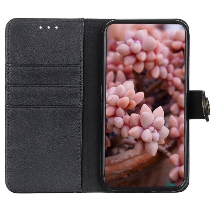 KHAZNEH - KHAZNEH Galaxy S23 FE Plånboksfodral Cowhide - Svart