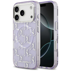 KARL LAGERFELD - Karl Lagerfeld iPhone 17 Pro Mobilskal Magsafe KL Monogram - Lila