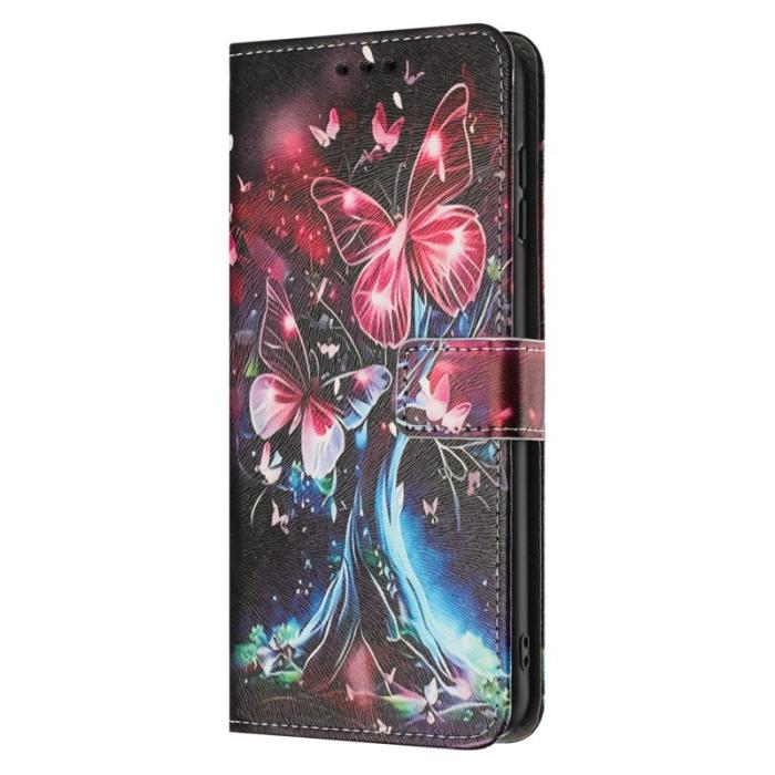 OEM - YX-2501 Samsung Galaxy A35 5G Fodral PU Läder - Butterfly Tree
