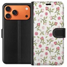 Gustaf - Pl&aring;nboksfodral till Apple Apple iPhone 17 Pro Max med Blommigt