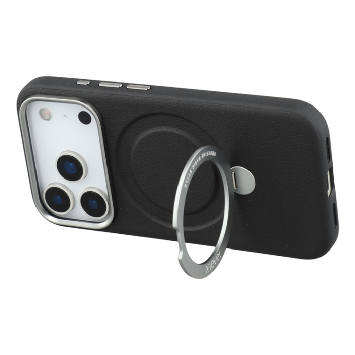 X-Level - X-LEVEL iPhone 17 Pro Mobilskal MagSafe Kickstand - Svart
