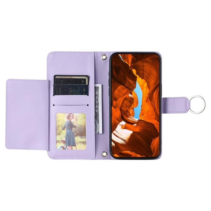 OEM - Plånboksfodral för Samsung Galaxy S26 Konstläder Ringhållare - Lila