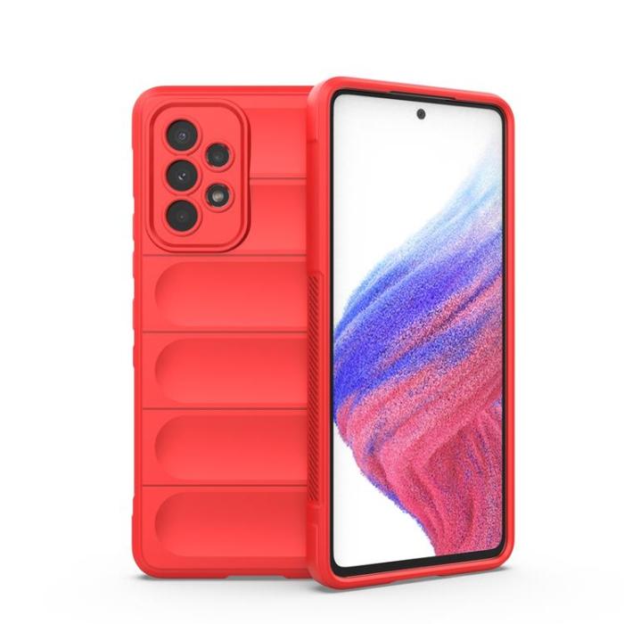 OEM - Galaxy A53 5G Skal Magic Shield Flexible Armored - Röd