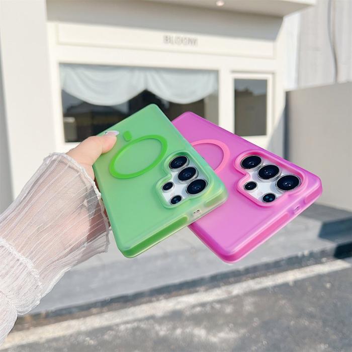 OEM - Mobilskal för Samsung Galaxy S26 Ultra Magnetiskt TPU PC - Rosa