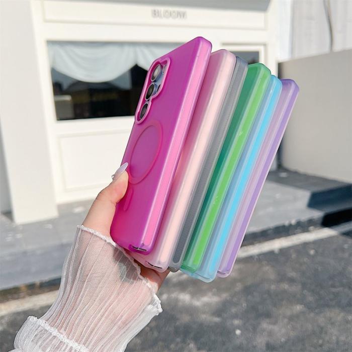 OEM - Mobilskal för Samsung Galaxy S26 Ultra Magnetiskt TPU PC - Rosa