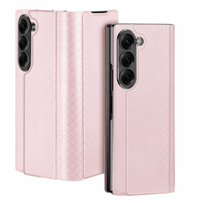 Dux Ducis - Dux Ducis Galaxy Z Fold 7 Plånboksfodral Bril - Rosa