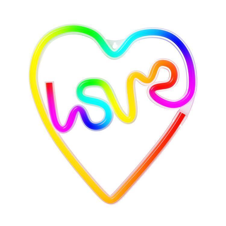 Forever Light LED Neon RGB LOVE IN HEART FLRN02 + RC | 264 | AlltMobil