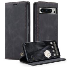 Caseme - CASEME 013 Series Google Pixel 8 Pro Pl&aring;nboksfodral Konstl&auml;der Svart