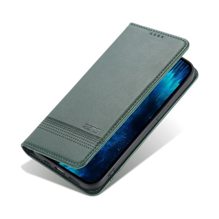 AZNS - AZNS iPhone 14 Pro Max Fodral - KonstLäder - Grön