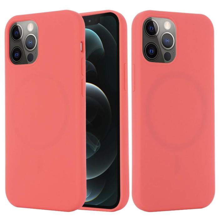 OEM - MagSafe Liquid Silicone Skal iPhone 13 Pro Max - Hot Pink