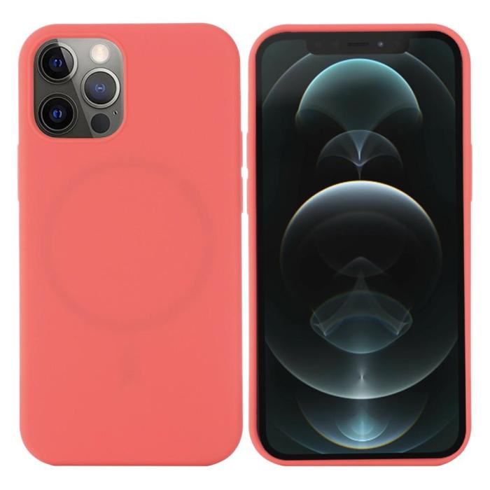 OEM - MagSafe Liquid Silicone Skal iPhone 13 Pro Max - Hot Pink