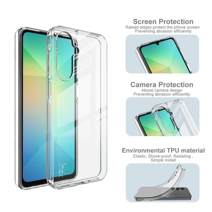 Imak - IMAK Galaxy A17 5G Mobilskal UX-10 Series Soft TPU - Clear