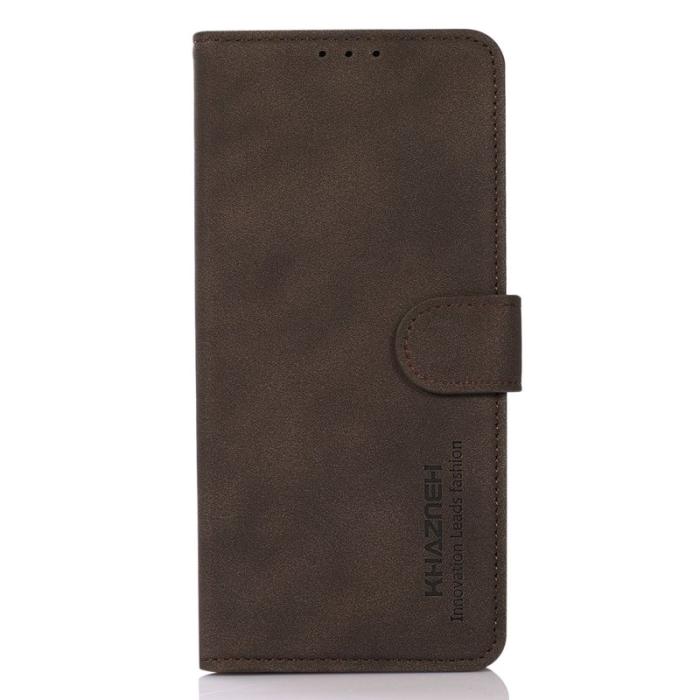 KHAZNEH - KHAZNEH Xiaomi 17 Pro Max Plånboksfodral Anti Scratch Konstläder - Brun
