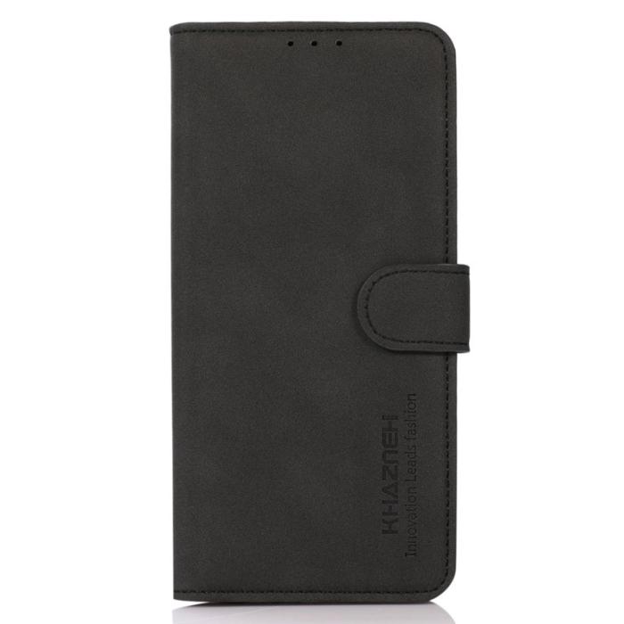 KHAZNEH - KHAZNEH Xiaomi 17 Pro Max Plånboksfodral Anti Scratch Konstläder - Svart